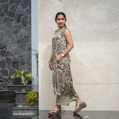 Paisley Printed Kurta & Palazzo Set