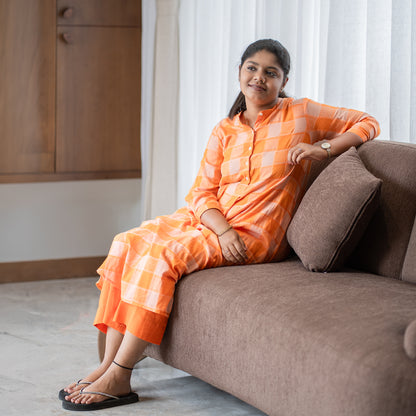 Checks Cotton Co-ord Set