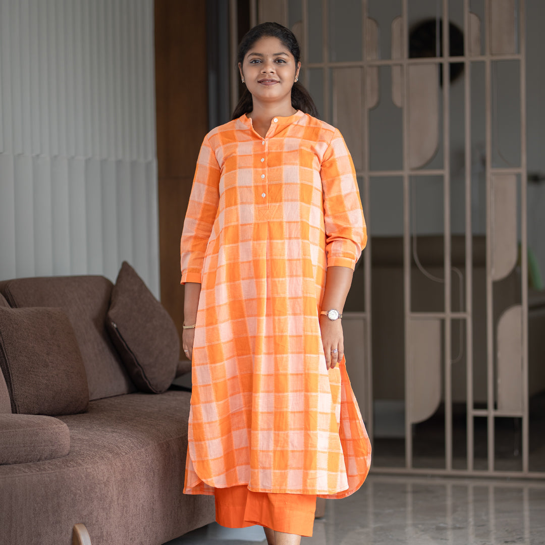 Checks Cotton Co-ord Set
