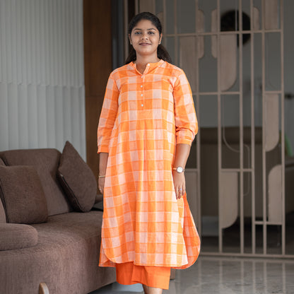Checks Cotton Co-ord Set
