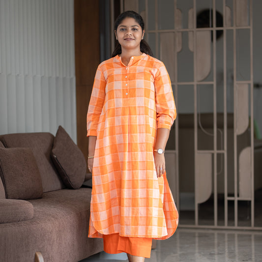 Checks Cotton Co-ord Set