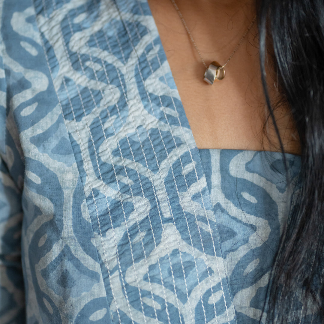 Breeze Printed Cotton Maxi Dress