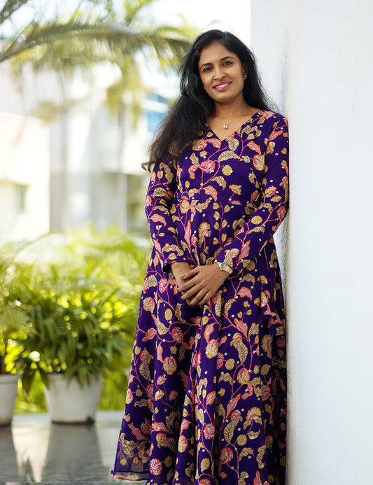 Purple Organza Co-Ord