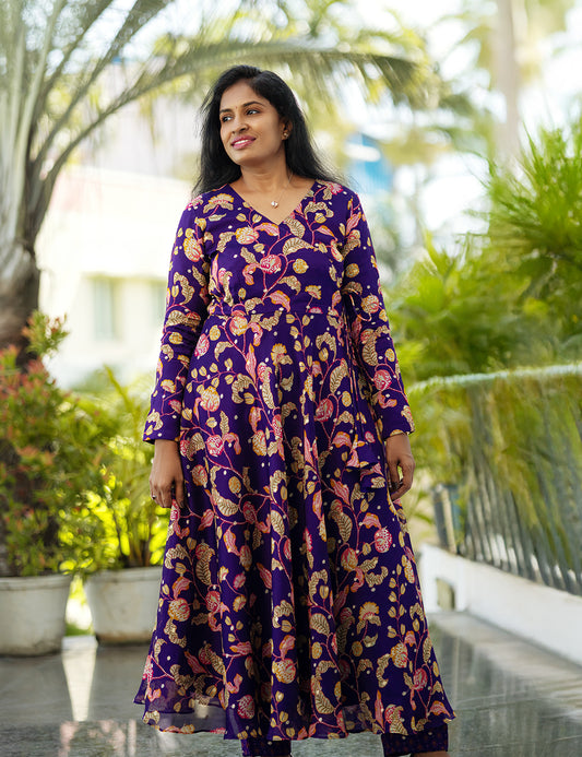 Purple Organza Co-Ord