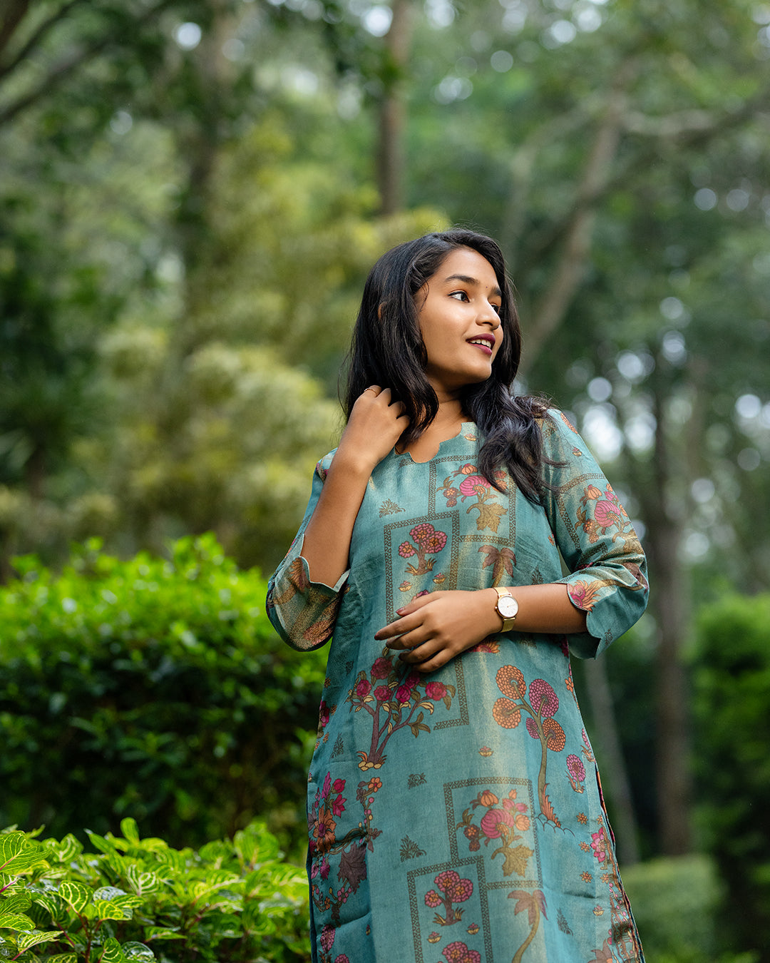 Dusty Blue Floral Co-ord Set