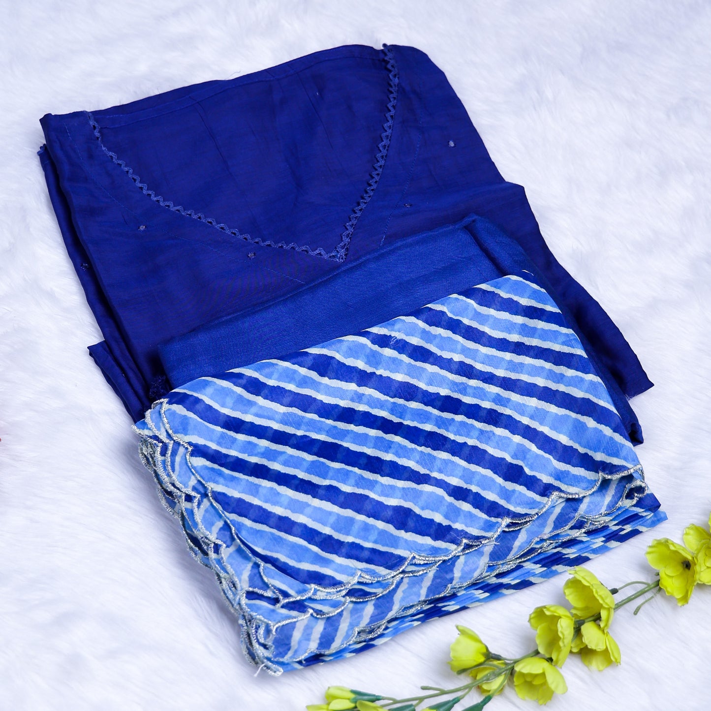 Royal Blue Elegance chudi Set