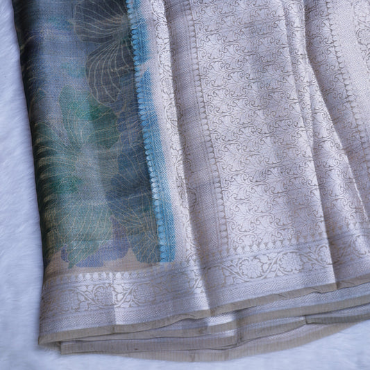 Dual Tone Elegance Silk Saree