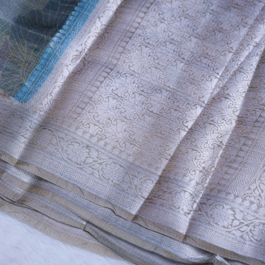 Dual Tone Elegance Silk Saree