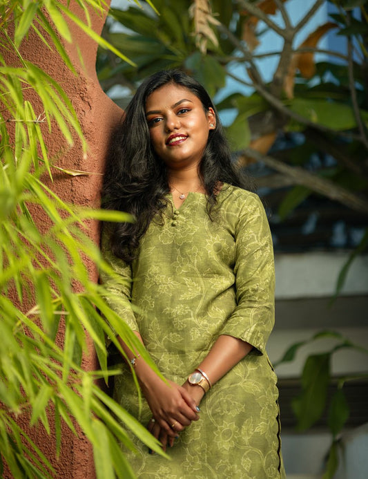 Serene Green Organza Co-Ord