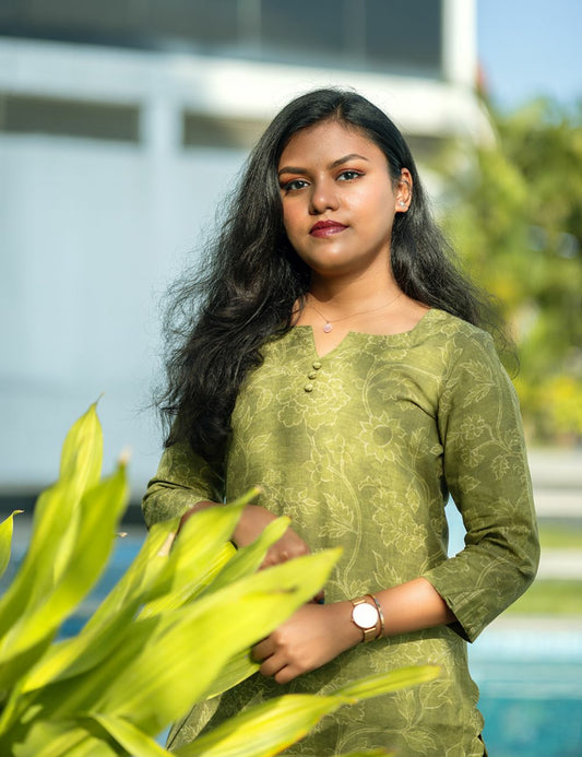 Serene Green Organza Co-Ord