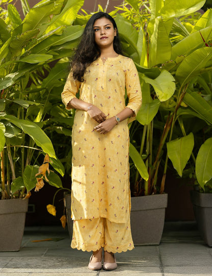 Yellow Linen Co-Ord