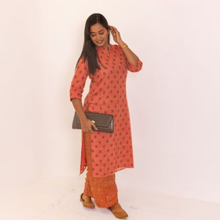 Pink Orange Burberry co-ord