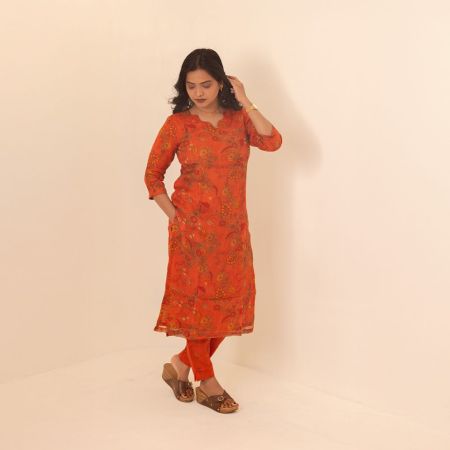 Banarasi Printed Co-Ord