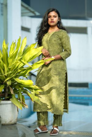 Serene Green Organza Co-Ord